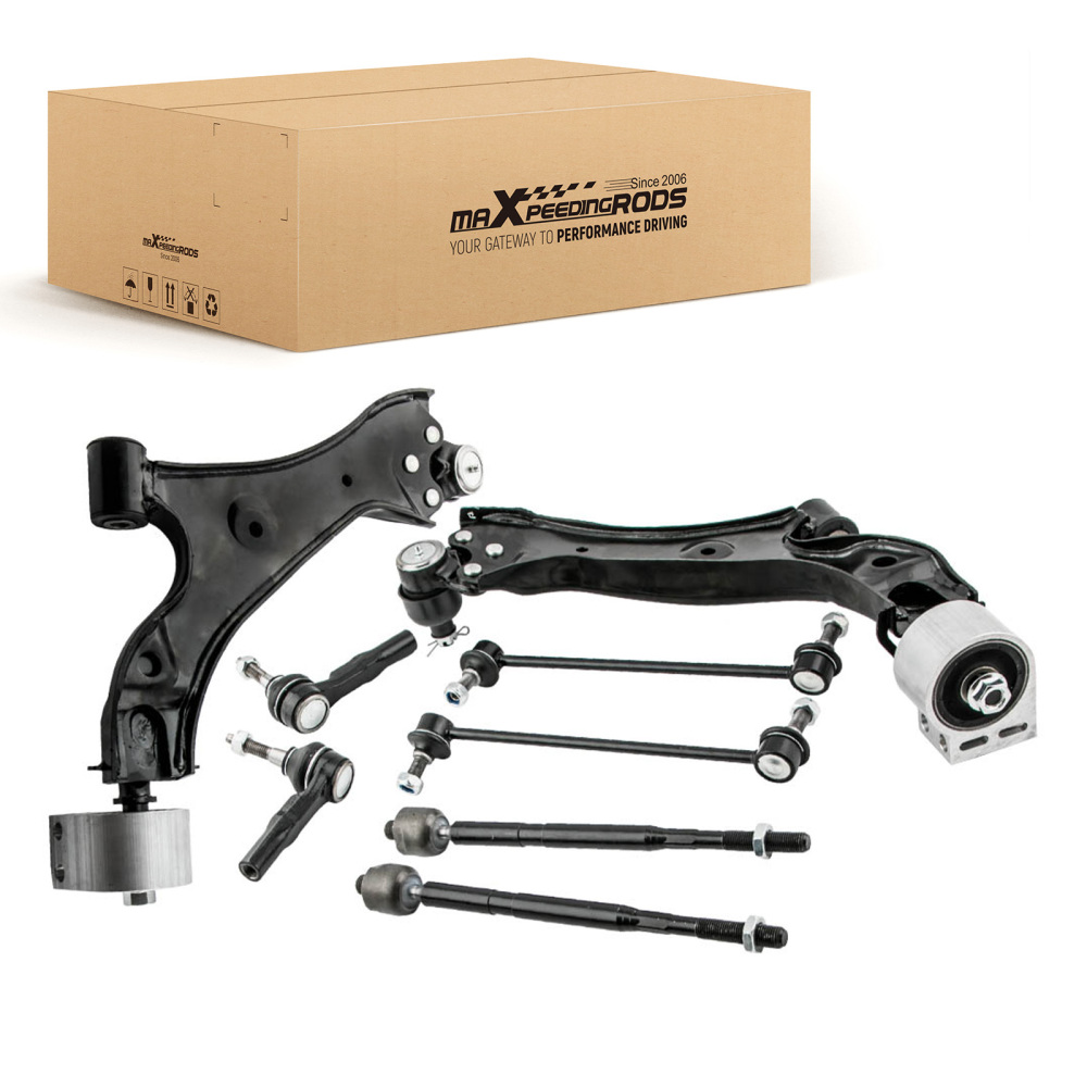 8pcs Suspension Kit Lower Control Arms w/Ball Joints compatible for Chevrolet Equinox 10-17
