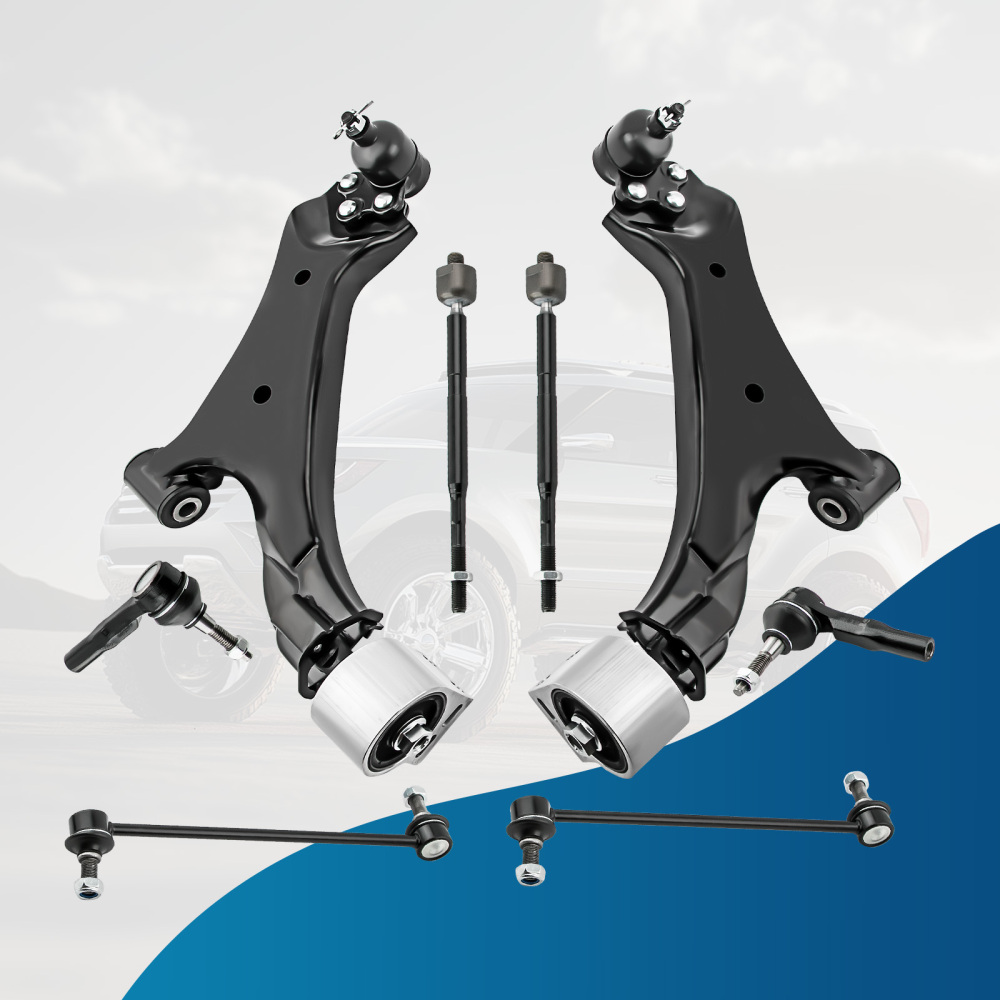 8pcs Suspension Kit Lower Control Arms w/Ball Joints compatible for Chevrolet Equinox 10-17