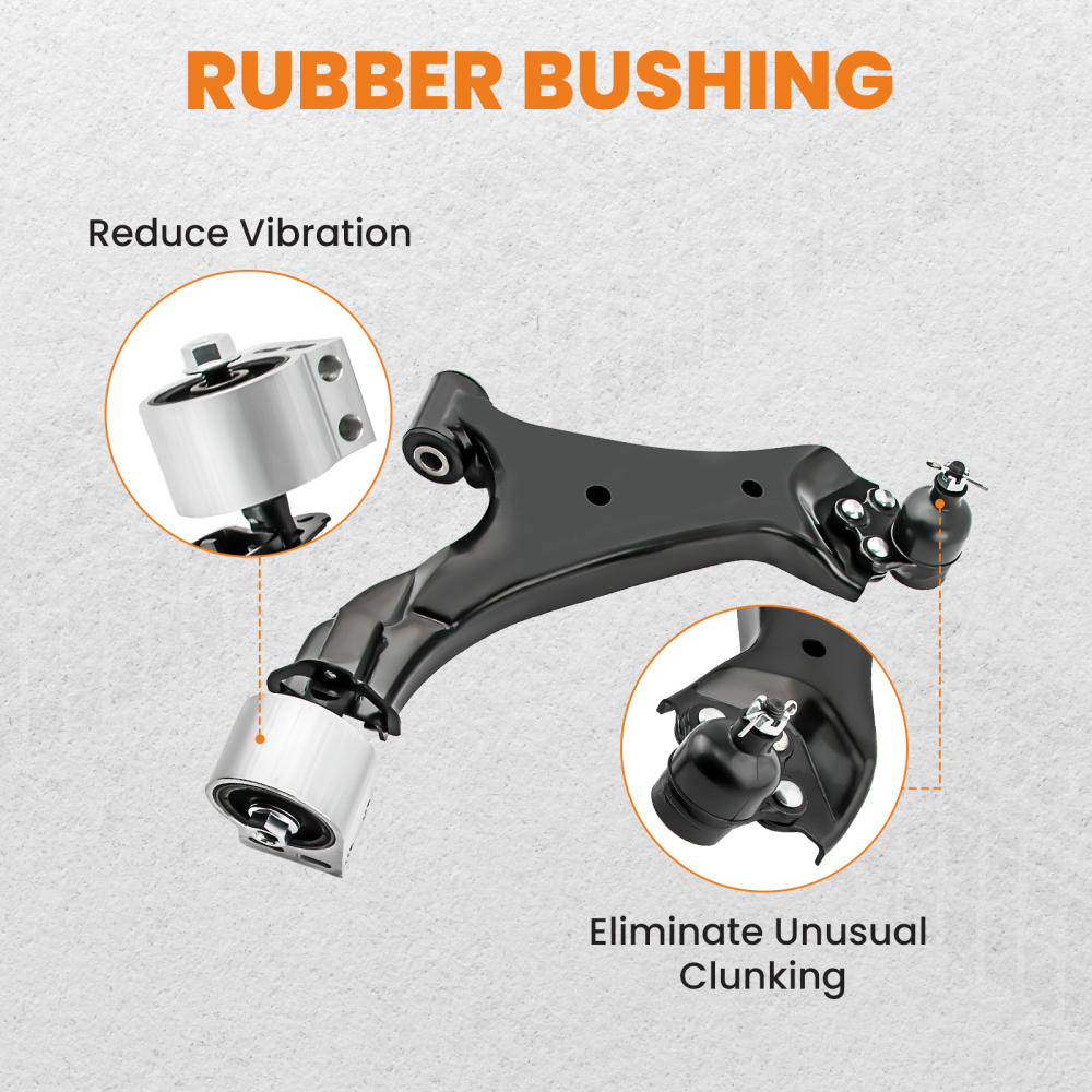 8pcs Suspension Kit Lower Control Arms w/Ball Joints compatible for Chevrolet Equinox 10-17