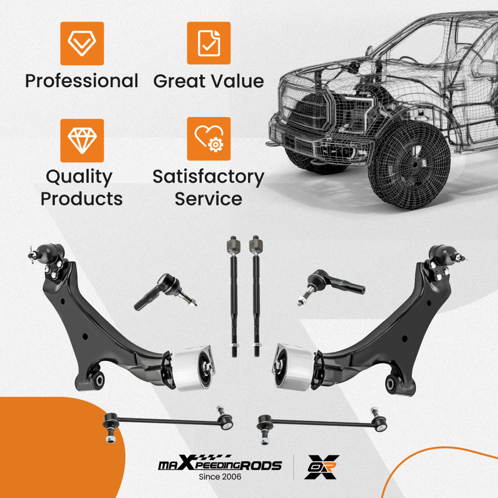 10x Front Lower Control Arms w/CV Axle for 2010-2016 compatible for Chevy Equinox Terrain 2.4L