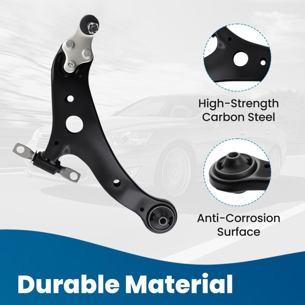 Front Lower RH Control Arm compatible for Toyota Camry Avalon 2005-2018 compatible for Lexus ES350 07-2019