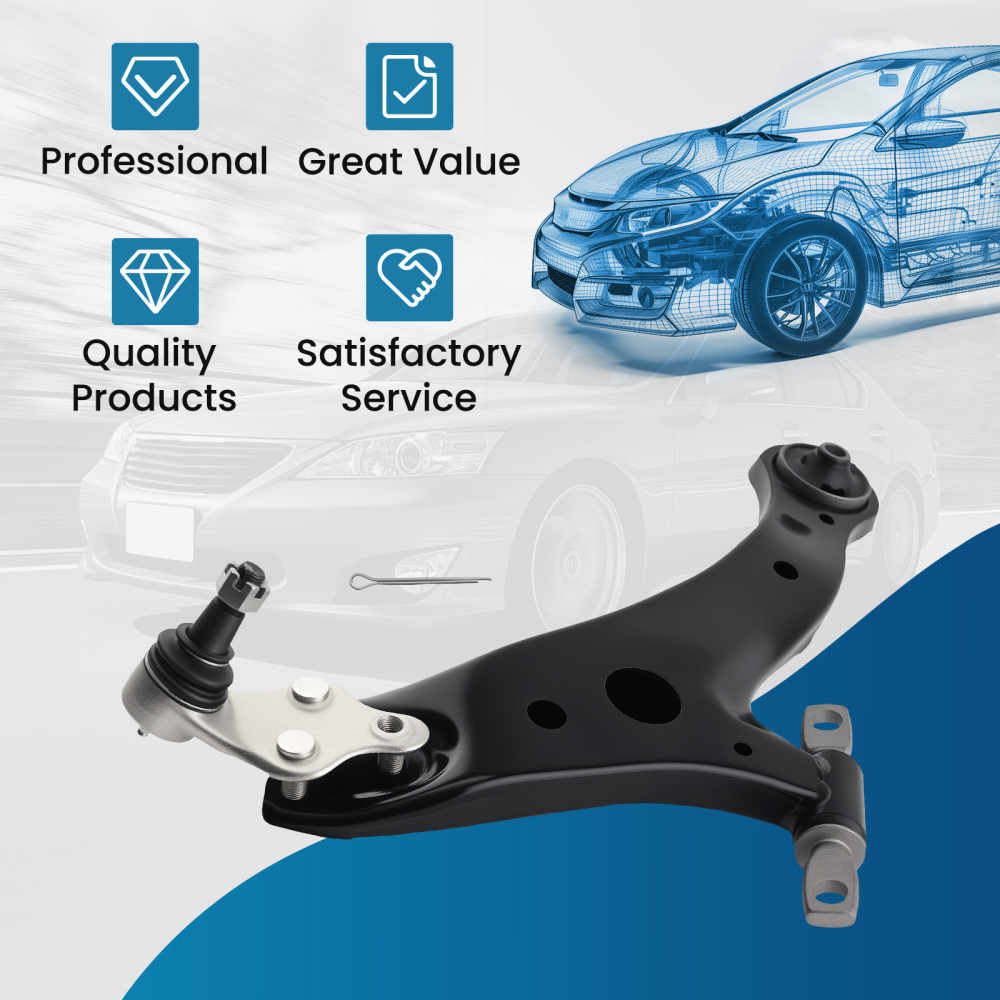Front Lower RH Control Arm compatible for Toyota Camry Avalon 2005-2018 compatible for Lexus ES350 07-2019