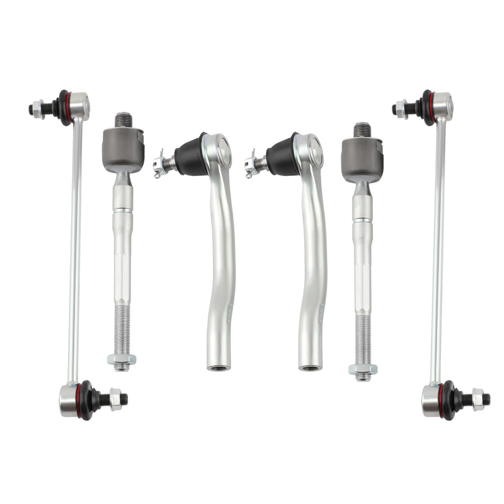 Front Inner Outer Tie Rod End Stabilizer Sway Bars compatible for Acura MDX 2007-2012 2013