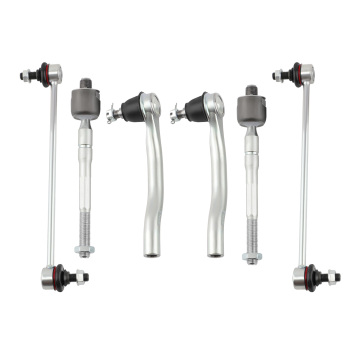 Front Inner Outer Tie Rod End Stabilizer Sway Bars compatible for Acura MDX 2007-2012 2013