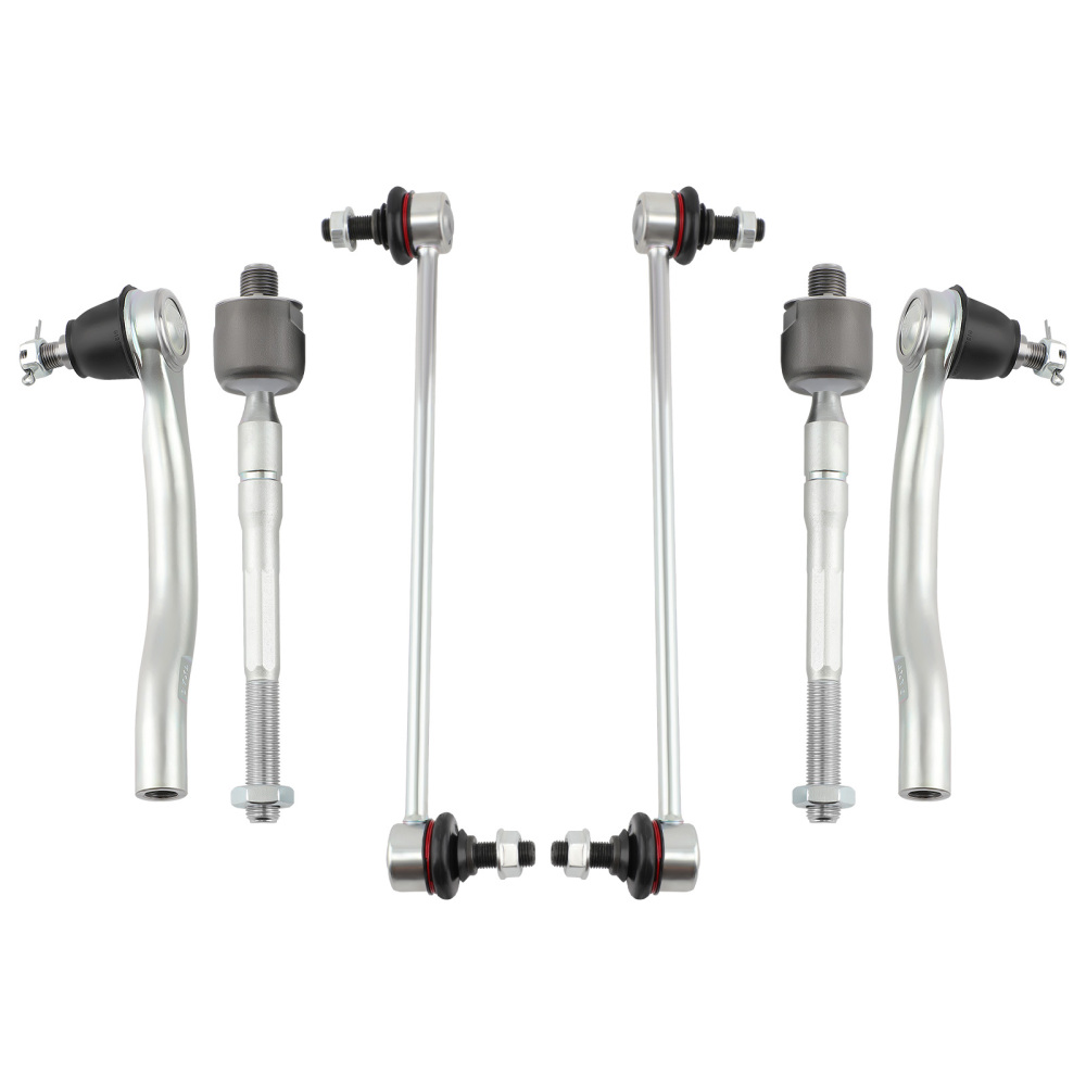 Front Inner Outer Tie Rod End Stabilizer Sway Bars compatible for Acura MDX 2007-2012 2013