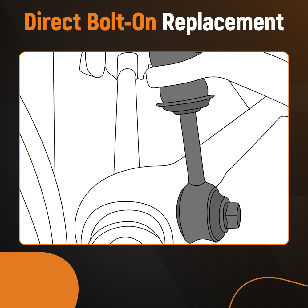 Front Inner Outer Tie Rod End Stabilizer Sway Bars compatible for Acura MDX 2007-2012 2013