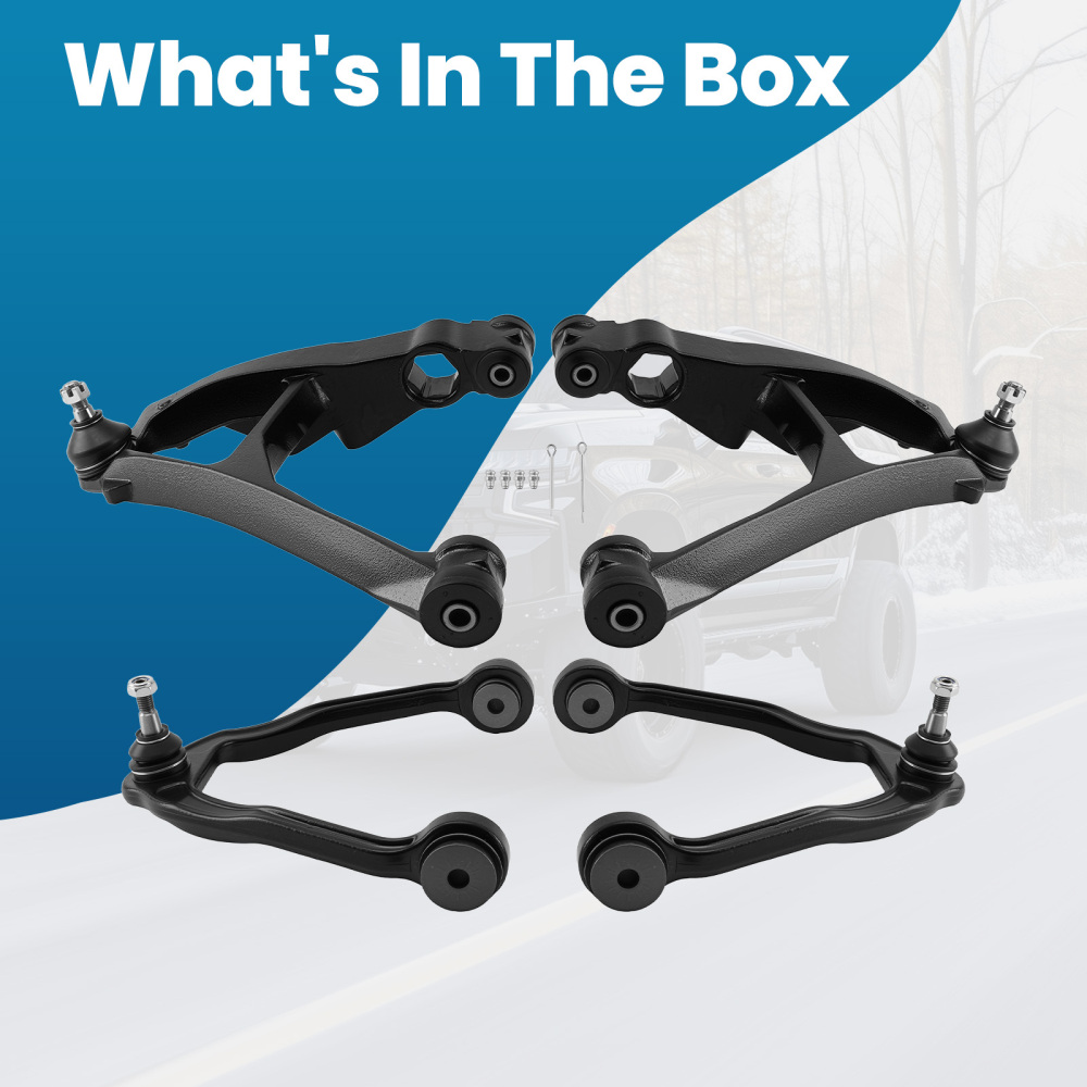 4x Front UpperLower Control Arms For 1999-2006 compatible for Silverado Sierra 1500 K620380