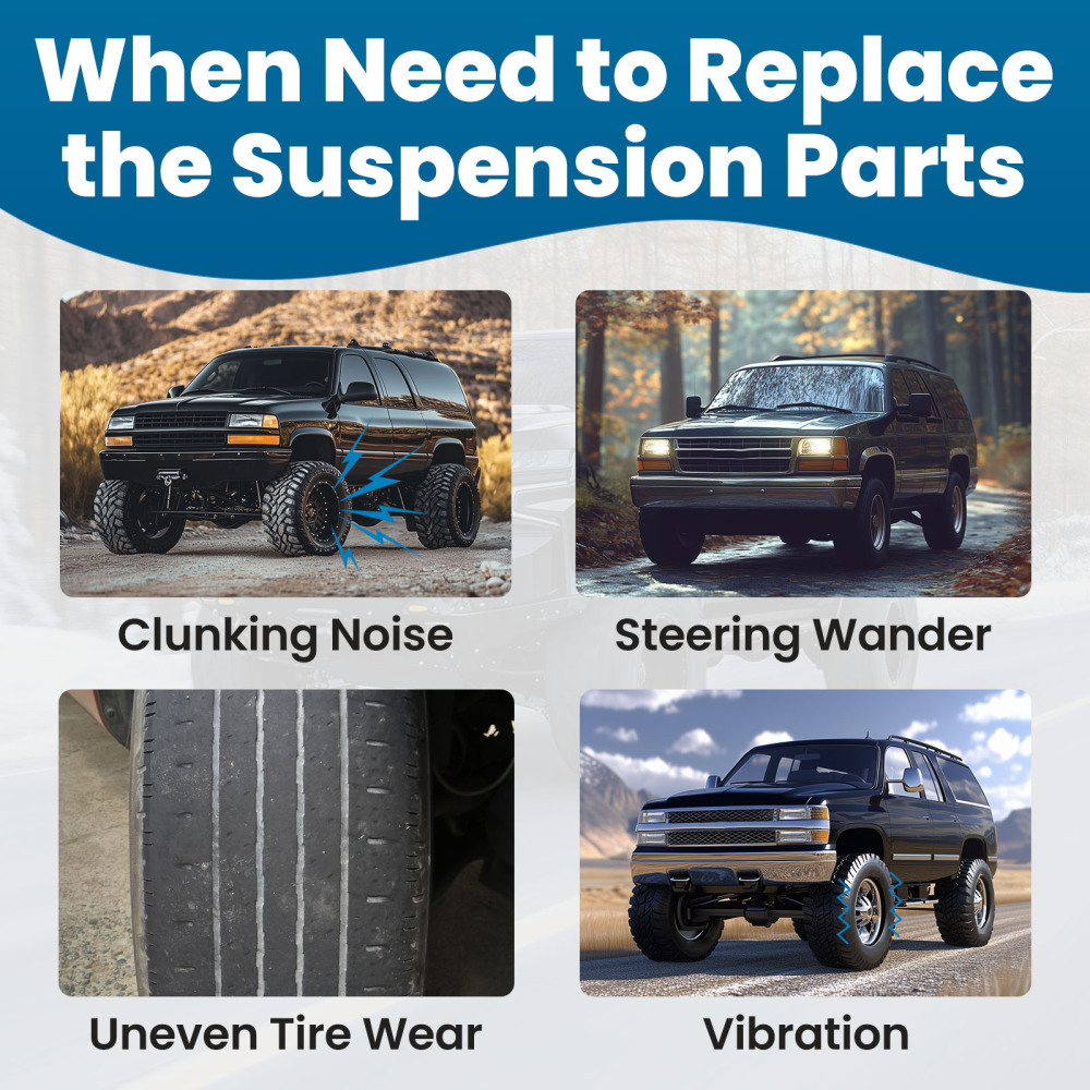 4x Front UpperLower Control Arms For 1999-2006 compatible for Silverado Sierra 1500 K620380