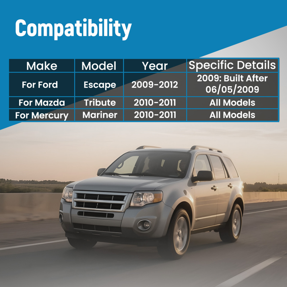 8x Front Lower Control Arms Tie Rods for 2010 2011 compatible for Mercury Mariner Mazda Tribute