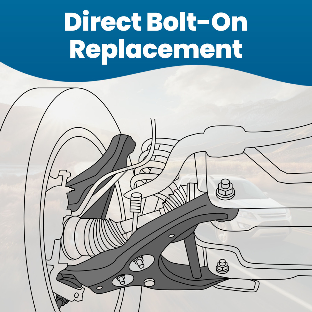 Front Lower Control Arm w/ Ball Joint Tierods Sway Bar compatible for Ford Escape 2013-2018
