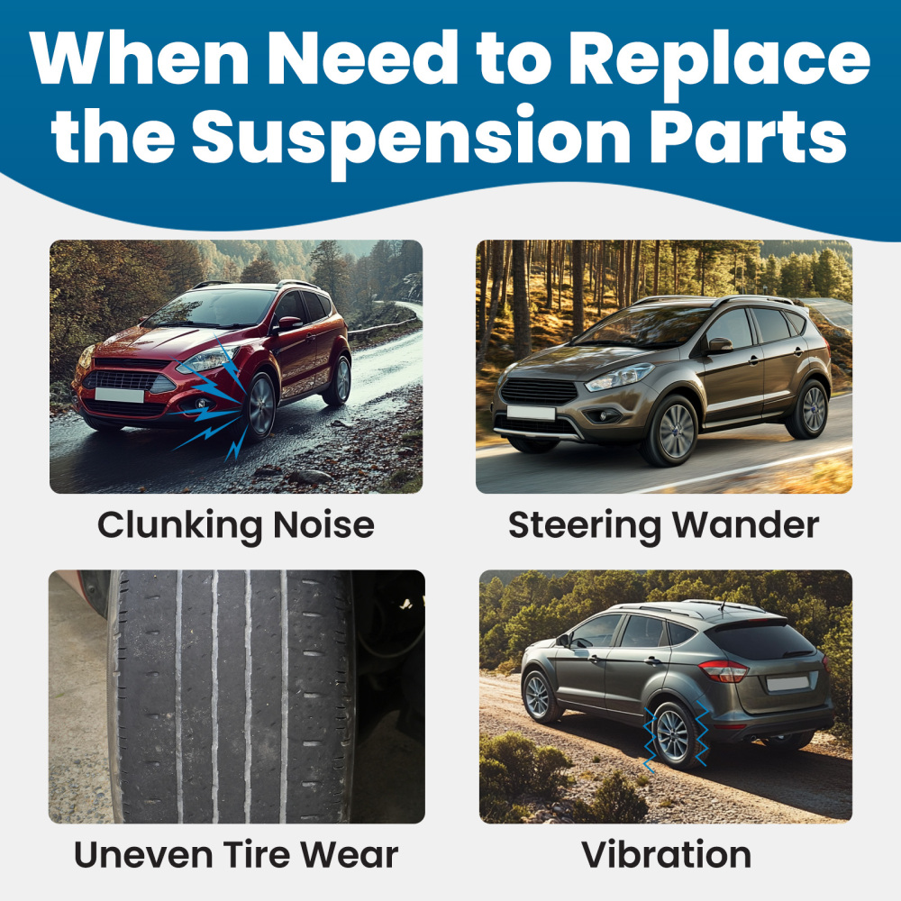 2pcs Suspension Front Lower Control Arms w/Ball Joints compatible for Ford Escape 2013-2019