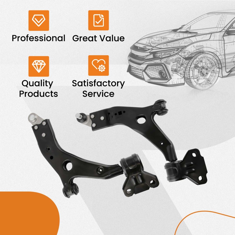 Front Lower Control Arm Ball Joint Sway Bar Link Kit compatible for Ford Escape 2013 - 2015