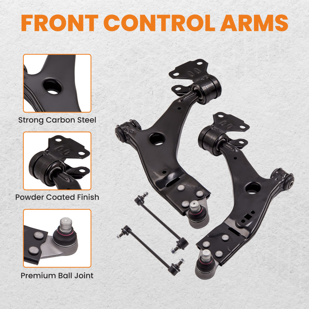 Front Lower Control Arm Ball Joint Sway Bar Link Kit compatible for Ford Escape 2013 - 2015