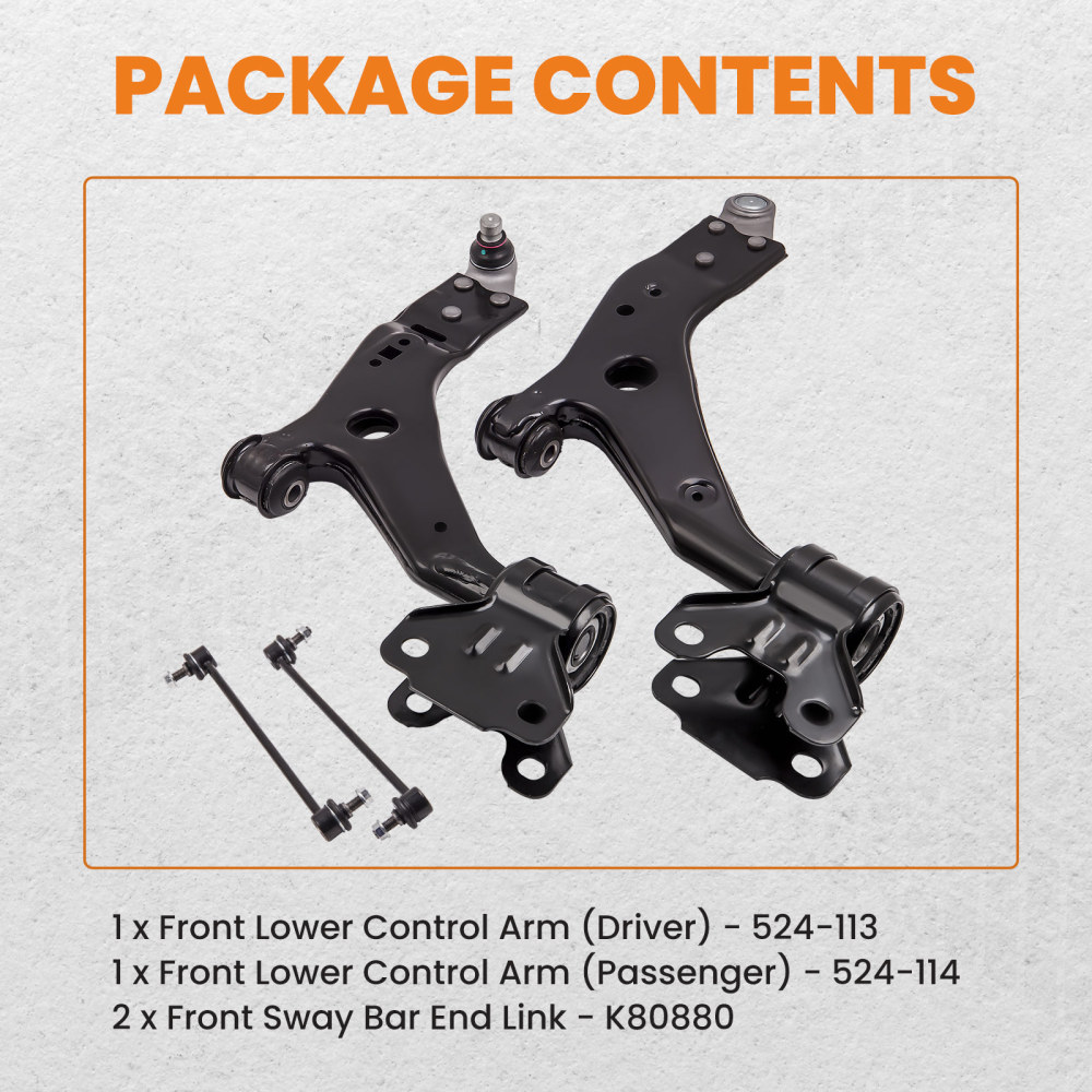 Front Lower Control Arm Ball Joint Sway Bar Link Kit compatible for Ford Escape 2013 - 2015