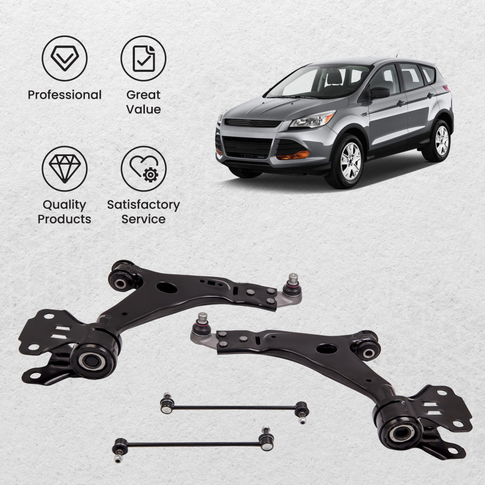 Front Lower Control Arm Ball Joint Sway Bar Link Kit compatible for Ford Escape 2013 - 2015