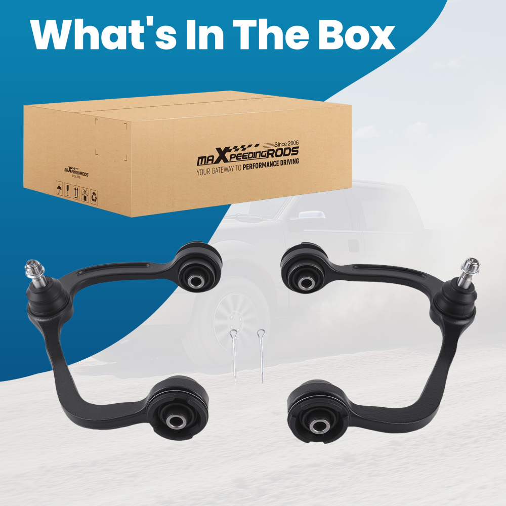 maXpeedingrods 2Pcs Front Upper Control Arm with Ball Joint Compatible for Ford F-150 2004-2020, Compatible for Ford Expedition 2007-2022