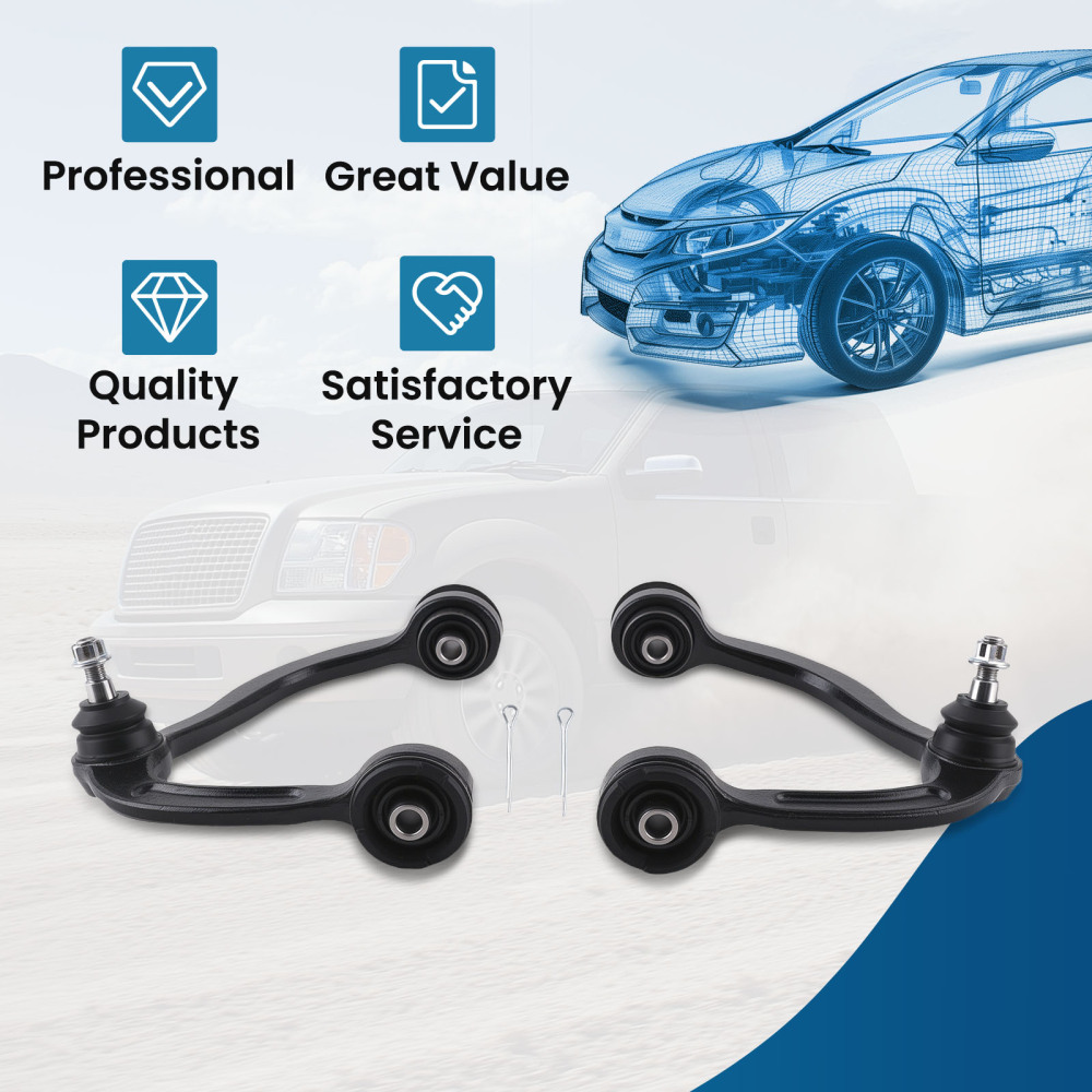 maXpeedingrods 2Pcs Front Upper Control Arm with Ball Joint Compatible for Ford F-150 2004-2020, Compatible for Ford Expedition 2007-2022