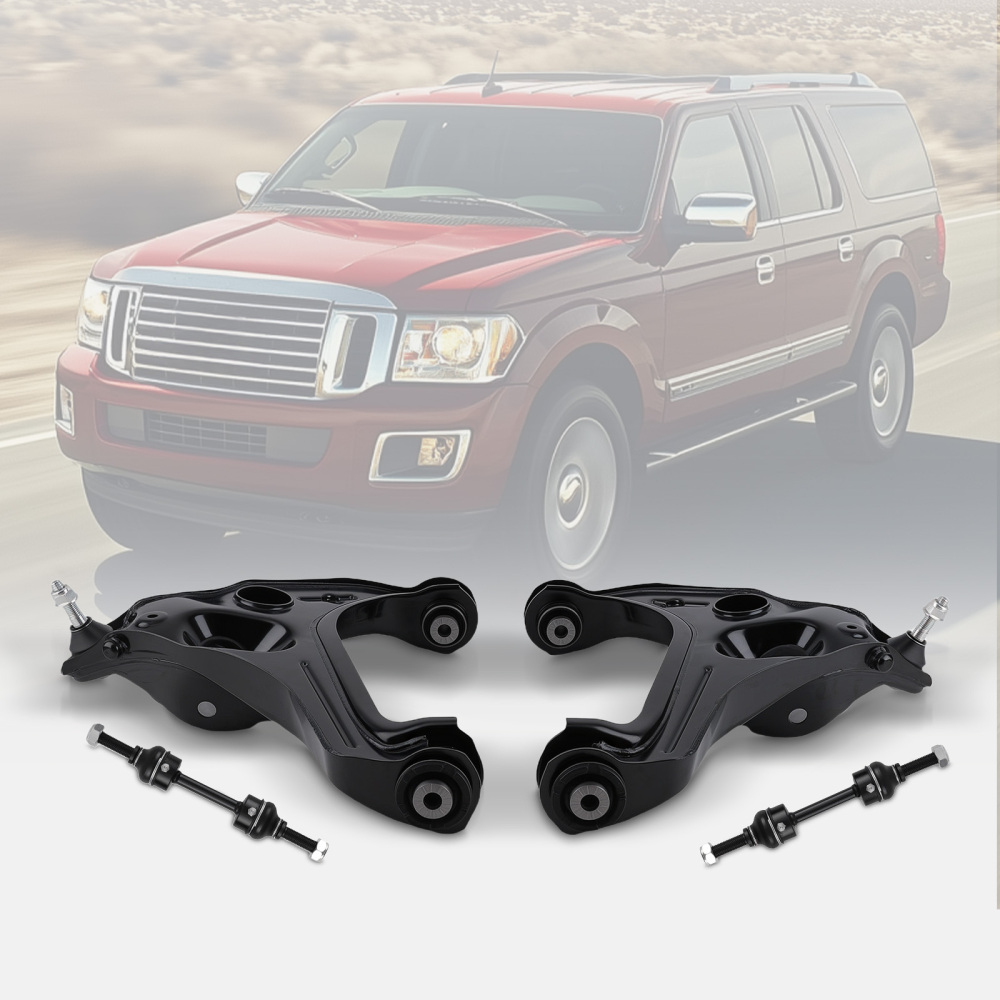 Front Lower Control Arms Sway Bar Links for 2009 2010 2011 2012 2013 compatible for Ford F-150