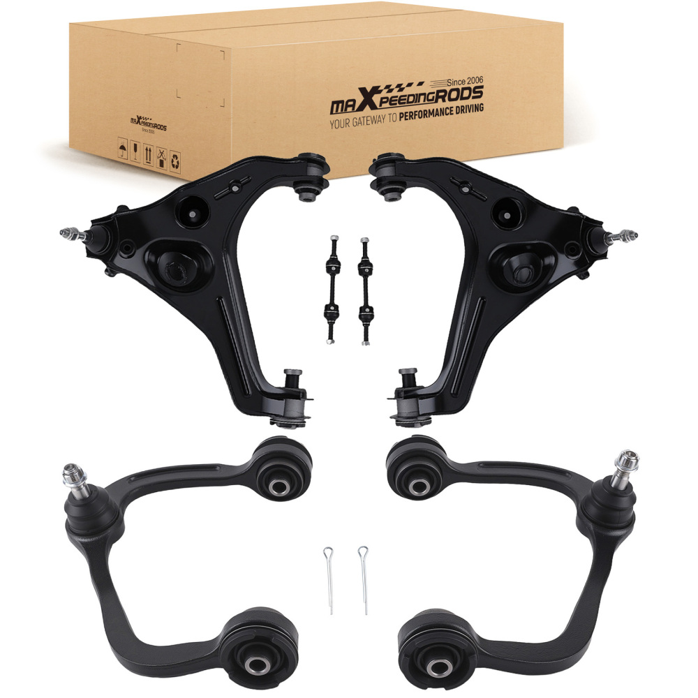 Front Upper Lower Control Arms Ball Joint Sway Bar for 2009-2013 compatible for Ford F-150 F150