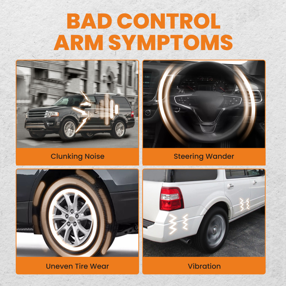 Suspension Front Left Lower Control Arm Assembly For 2009-2013 compatible for Ford F-150