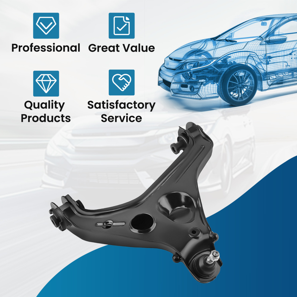 Front Lower Control Arm Right for 2009-2013 compatible for Ford F-150 Truck Expedition K621266