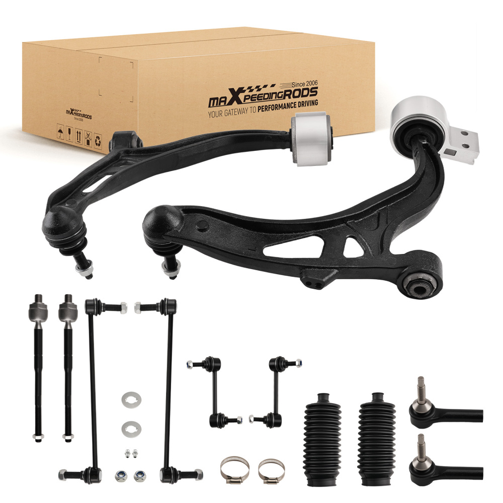 maXpeedingrods 12Pcs Front Suspension Kit Compatible for Ford Explorer 2011-2017 Ford Police Interceptor Utility 2013-2015