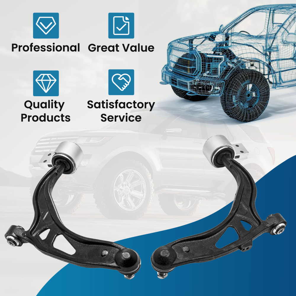 2 Pcs Front Lower Control Arm w/Ball Joint compatible for Ford Explorer 2011-2016 2WD/4WD suspension arms