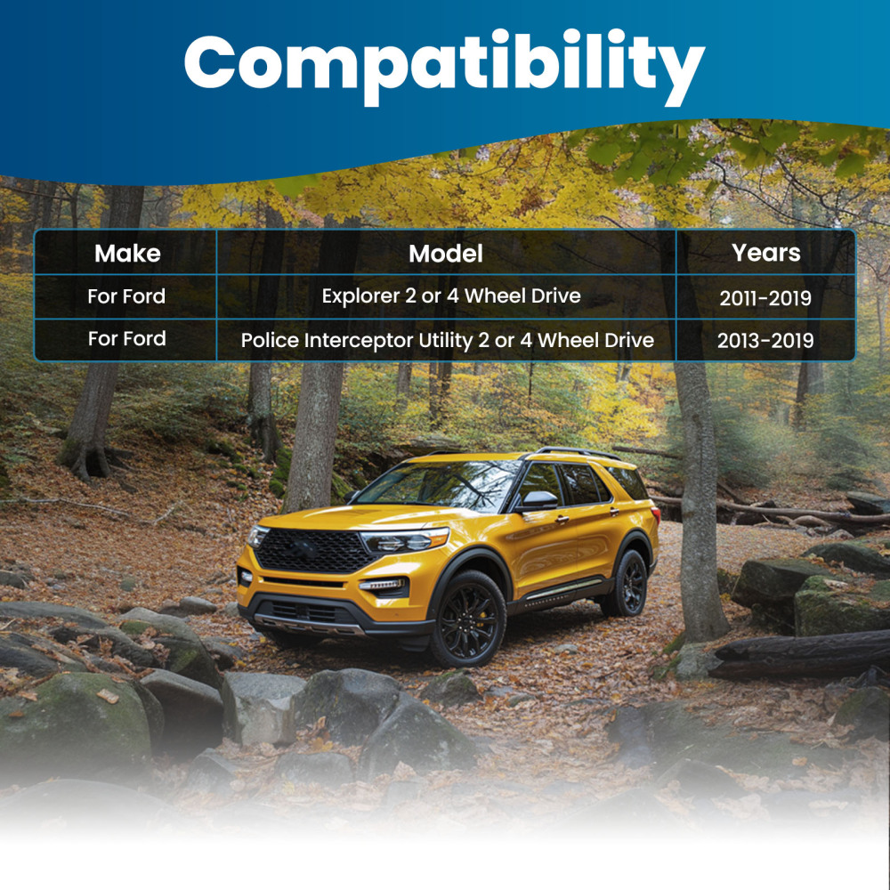 2 Pcs Front Lower Control Arm w/Ball Joint compatible for Ford Explorer 2011-2016 2WD/4WD suspension arms