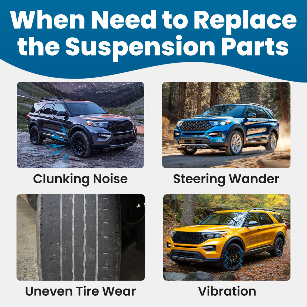 2 Pcs Front Lower Control Arm w/Ball Joint compatible for Ford Explorer 2011-2016 2WD/4WD suspension arms