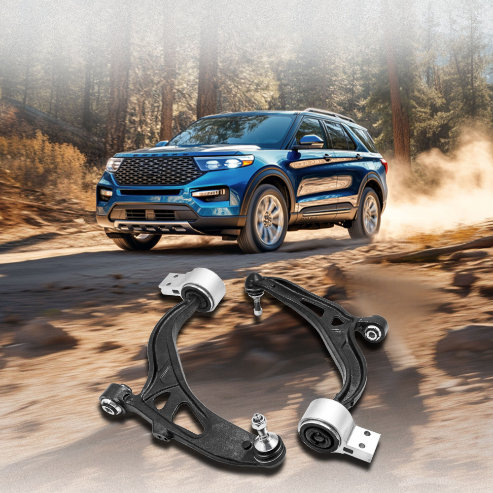 2 Pcs Front Lower Control Arm w/Ball Joint compatible for Ford Explorer 2011-2016 2WD/4WD suspension arms