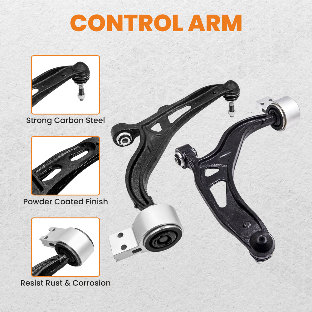 2 Pcs Front Lower Control Arm w/Ball Joint compatible for Ford Explorer 2011-2016 2WD/4WD suspension arms