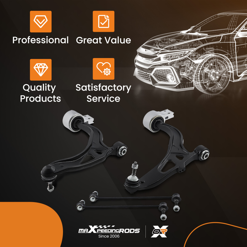 6pcs Front Lower Control Arm Sway Bar CV Axle Shaft For 2014-2017 compatible for Ford Explorer