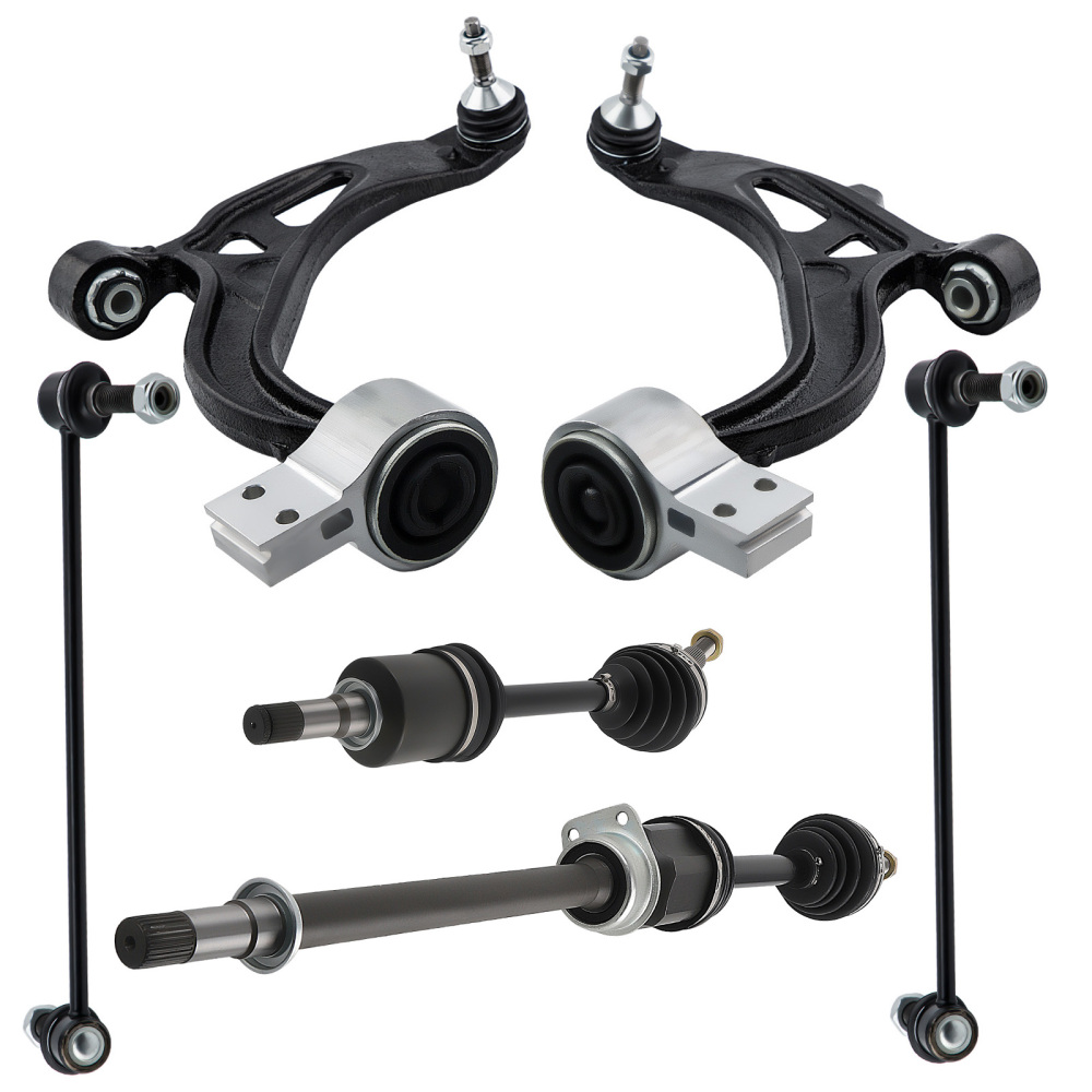 6pcs Front Lower Control Arm Sway Bar CV Axle Shaft For 2014-2017 compatible for Ford Explorer