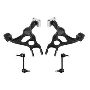 Rear Upper Control Arms Sway Bar Links Kit compatible for Ford Explorer Flex Taurus MKS MKT