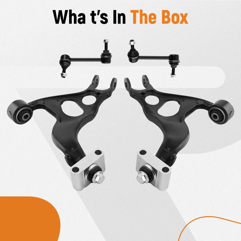 Rear Upper Control Arms Sway Bar Links Kit compatible for Ford Explorer Flex Taurus MKS MKT