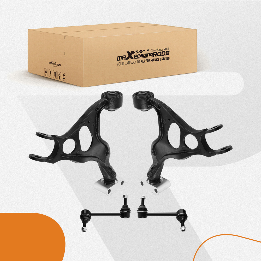 Rear Upper Control Arms Sway Bar Links Kit compatible for Ford Explorer Flex Taurus MKS MKT