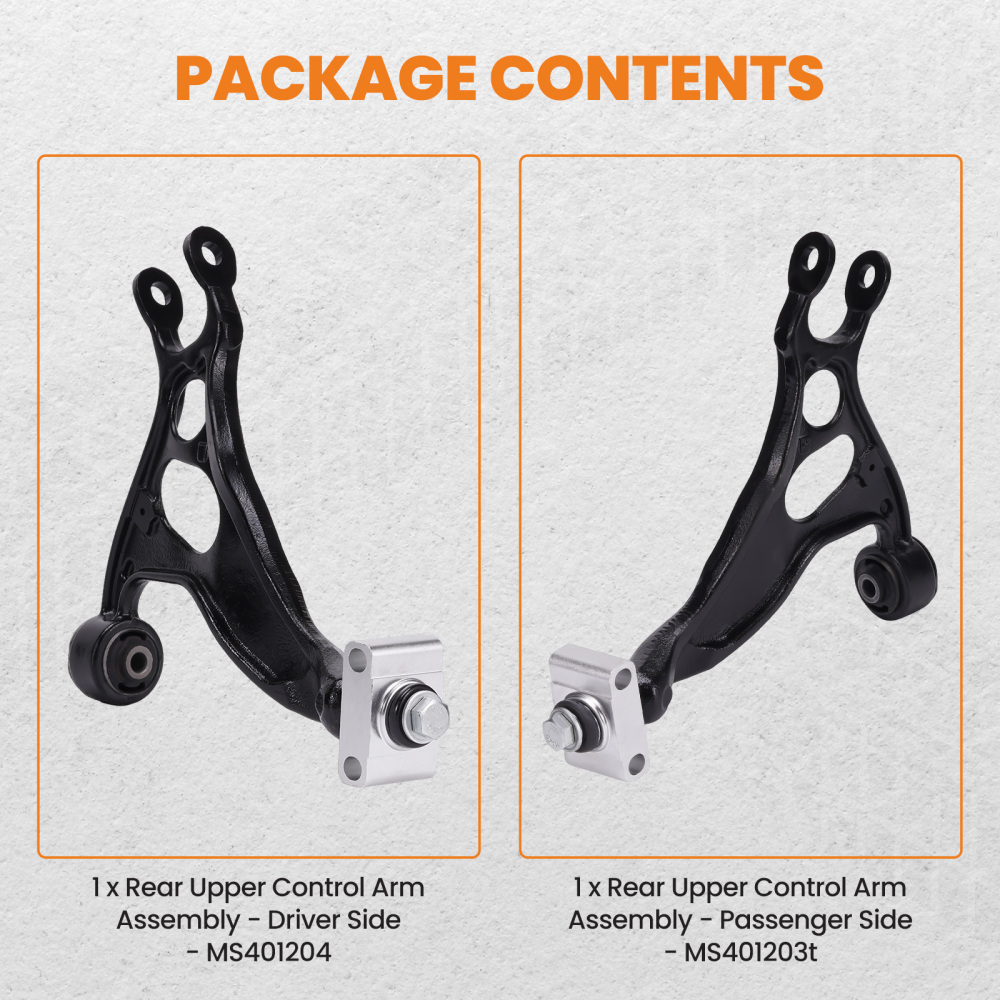 2 BRACCI DI CONTROLLO SUPERIORI POSTERIORI compatibile per FORD EXPLORER FLEX TAURUS compatibile per LINCOLN