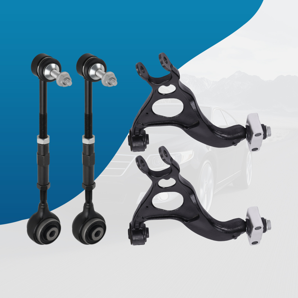 Rear Upper Control Arms + Forward Lateral Links for 2011-2018 2019 compatible for Ford Taurus