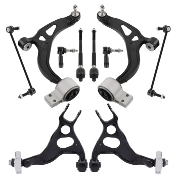 Rear Upper + Front Lower Control Arms Sway Bar Links for 2011-2019 compatible for Ford Explorer