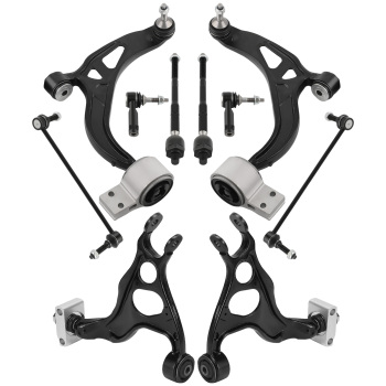 Rear Upper + Front Lower Control Arms Sway Bar Links for 2011-2019 compatible for Ford Explorer