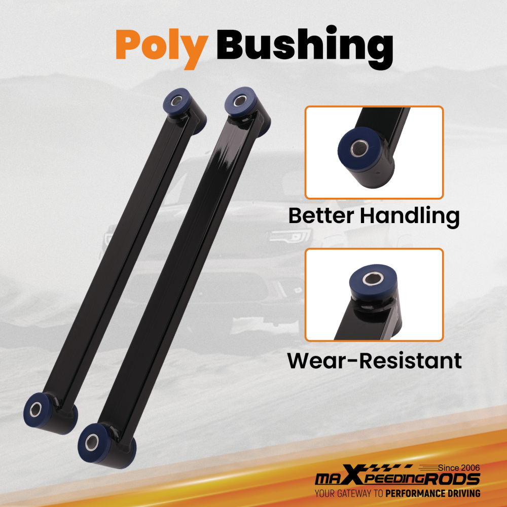 Rear Lower Trailing Control Arm Details compatible for Ford Expedition 1997-2002 2 PCS suspension arms