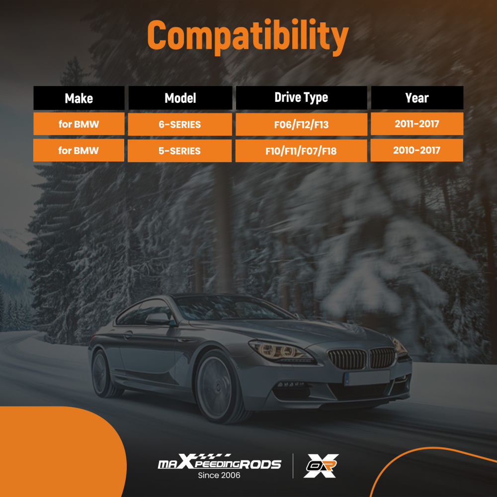 6PCS BRACCIO DI CONTROLLO ANTERIORE compatibile per BMW SERIE 5 F10 F11 F07 F18 NEW