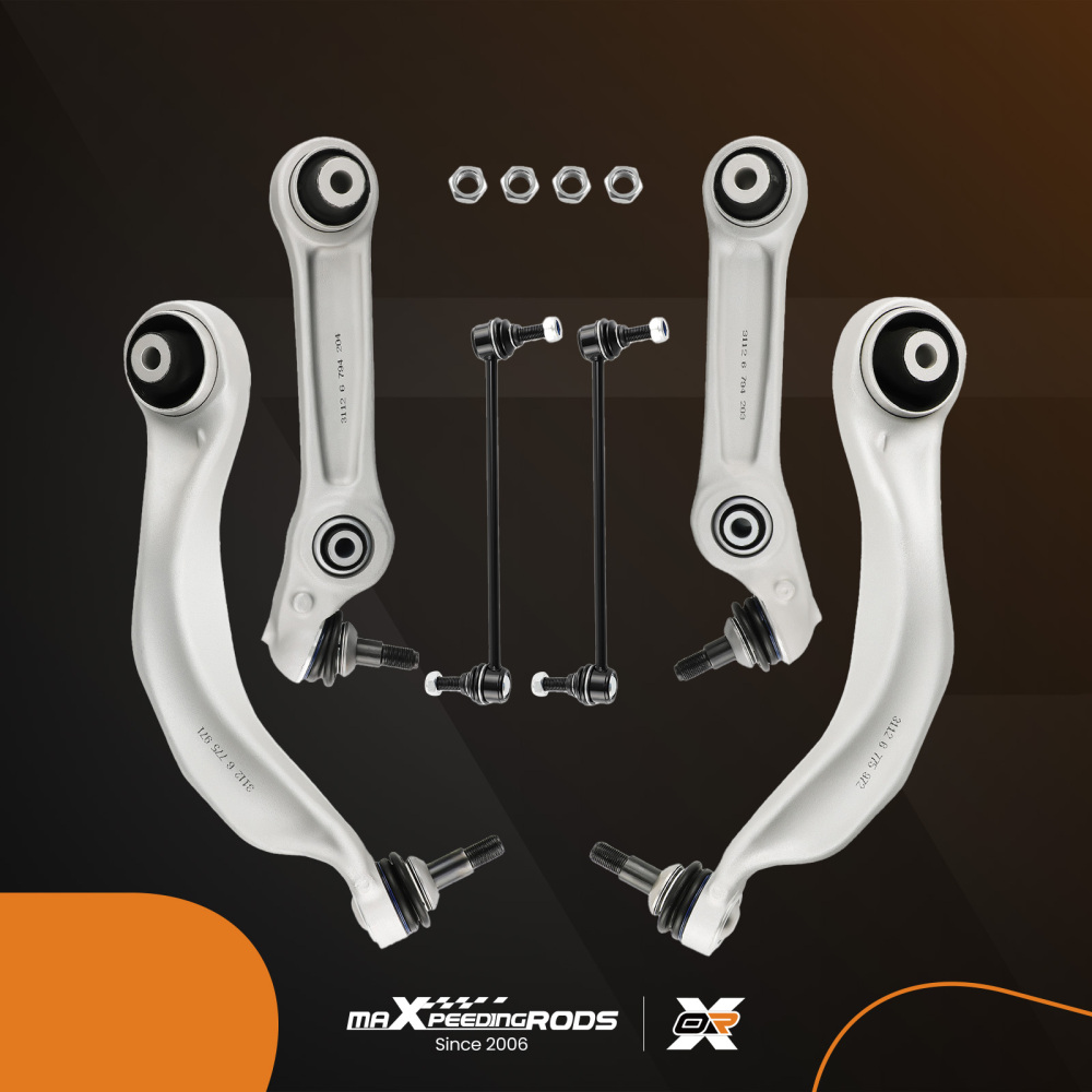 6PCS BRACCIO DI CONTROLLO ANTERIORE compatibile per BMW SERIE 5 F10 F11 F07 F18 NEW
