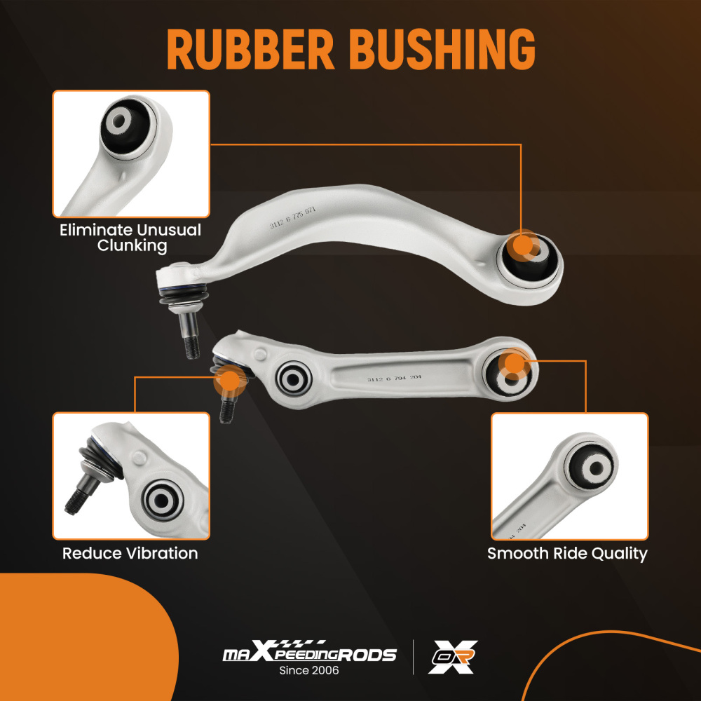 6PCS BRACCIO DI CONTROLLO ANTERIORE compatibile per BMW SERIE 5 F10 F11 F07 F18 NEW