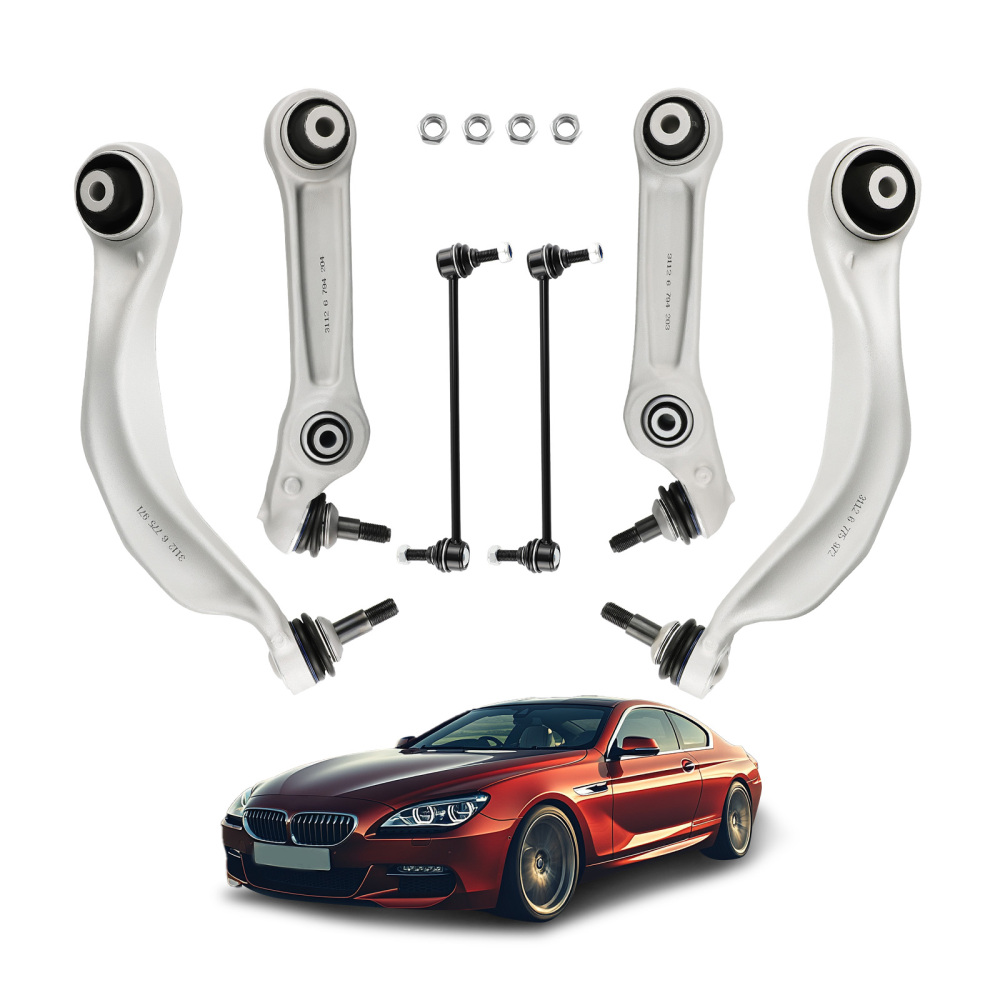 6PCS BRACCIO DI CONTROLLO ANTERIORE compatibile per BMW SERIE 5 F10 F11 F07 F18 NEW