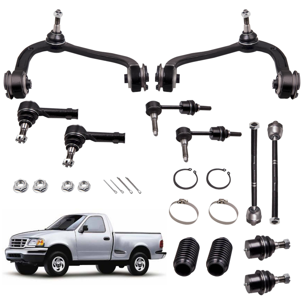 12 Pcs Control Arms Ball Joint Sway Bar Tie compatible for Ford F-150 2004 2005 2WD K80308 suspension arms