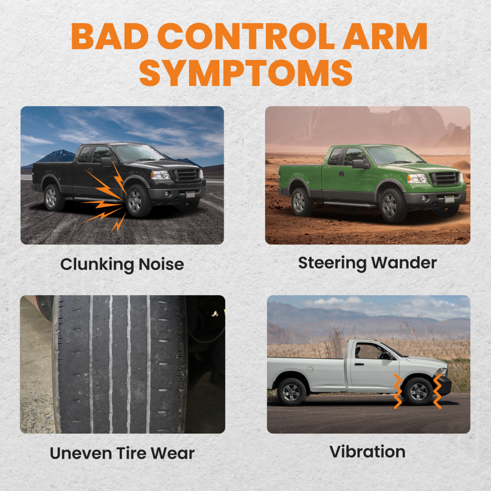 12 Pcs Control Arms Ball Joint Sway Bar Tie compatible for Ford F-150 2004 2005 2WD K80308 suspension arms