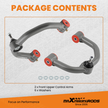 0-2 Lift Front Upper Control Arms LH RH For 2004-2023 Ford F-150 F150 2WD 4WD