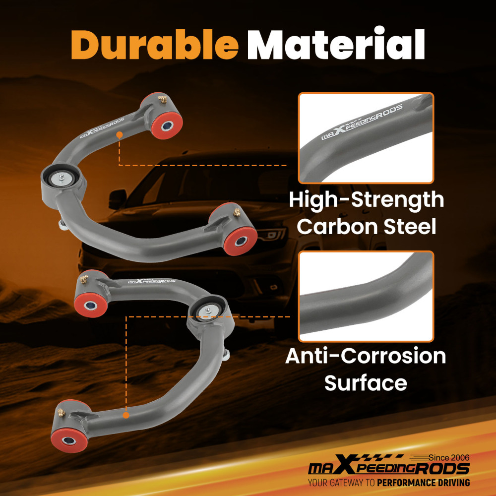 0-2 Lift Front Upper Control Arms LH RH For 2004-2023 Ford F-150 F150 2WD 4WD