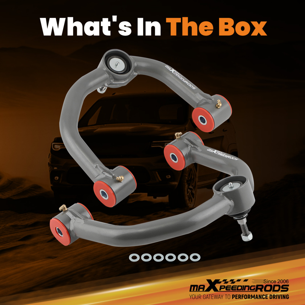 0-2 Lift Front Upper Control Arms LH RH For 2004-2023 Ford F-150 F150 2WD 4WD